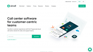 aircall cloud-based call center software
