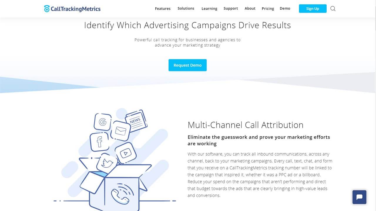 calltrackingmetrics call campaign tracking phone number swapping