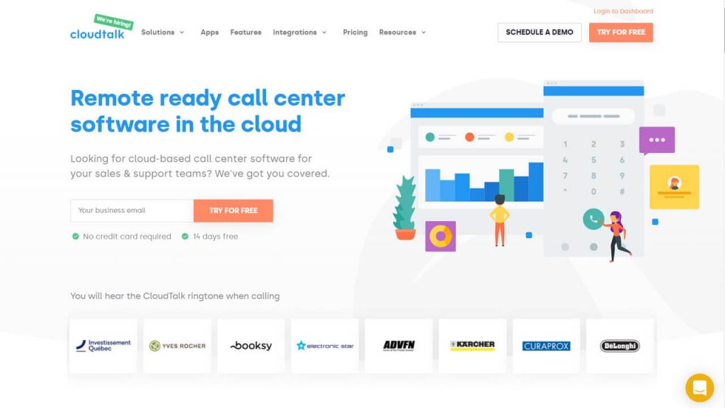 cloudtalk call center call tracking software