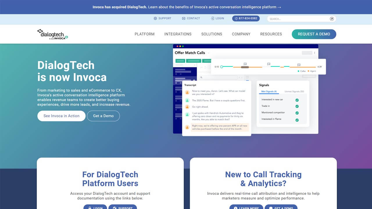 dialogtech call tracking analytics marketers