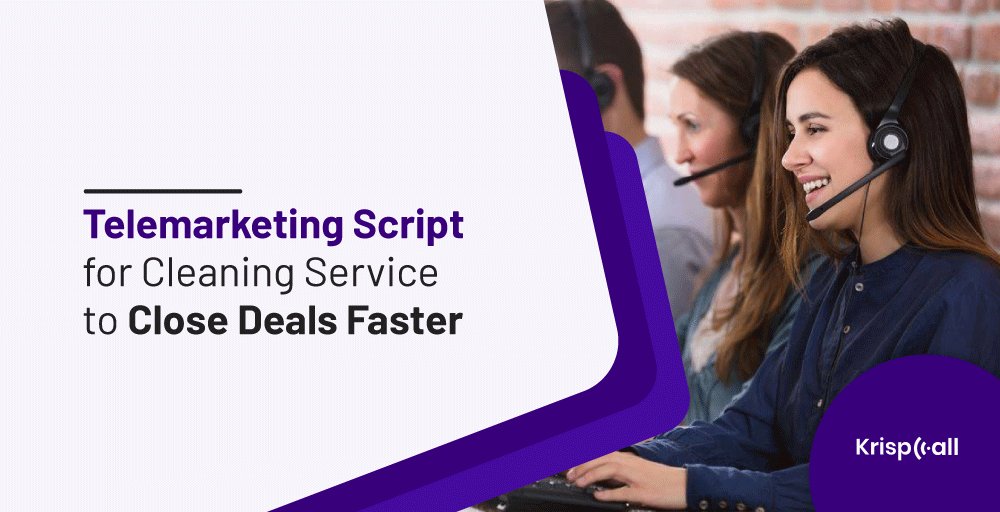 telemarketing scripts for cleaning service