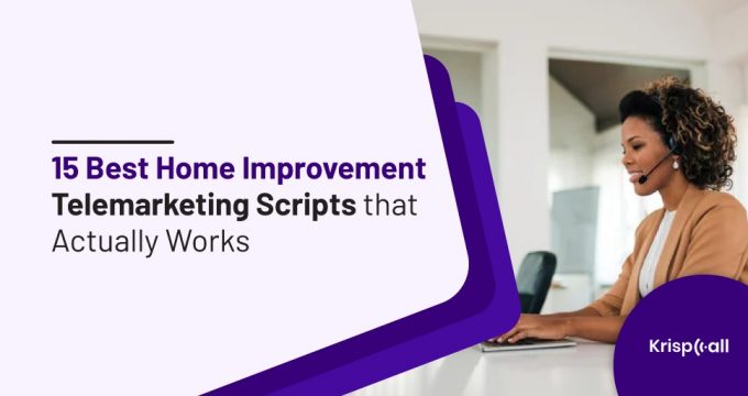 best home improvement telemarketing scripts