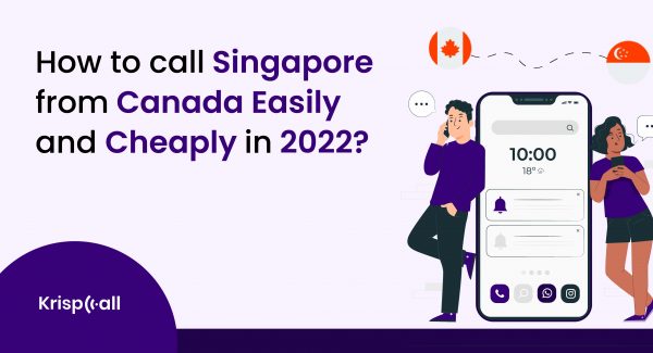 how to call Singapore from Canada