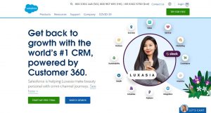 salesforce #1 CRM software powered by customer 360