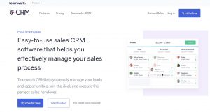 teamwork easy-to-use sales CRM software