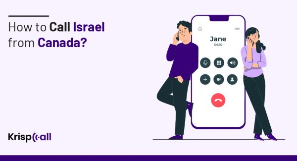 how to call israel from canada
