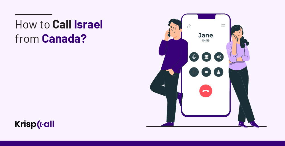 how to call israel from canada