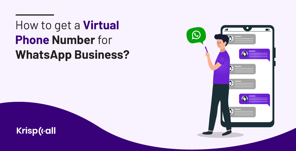 How do I create a virtual number on WhatsApp?