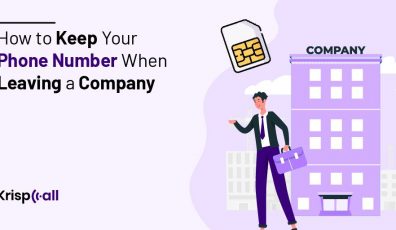 how to keep your phone number when leaving a company