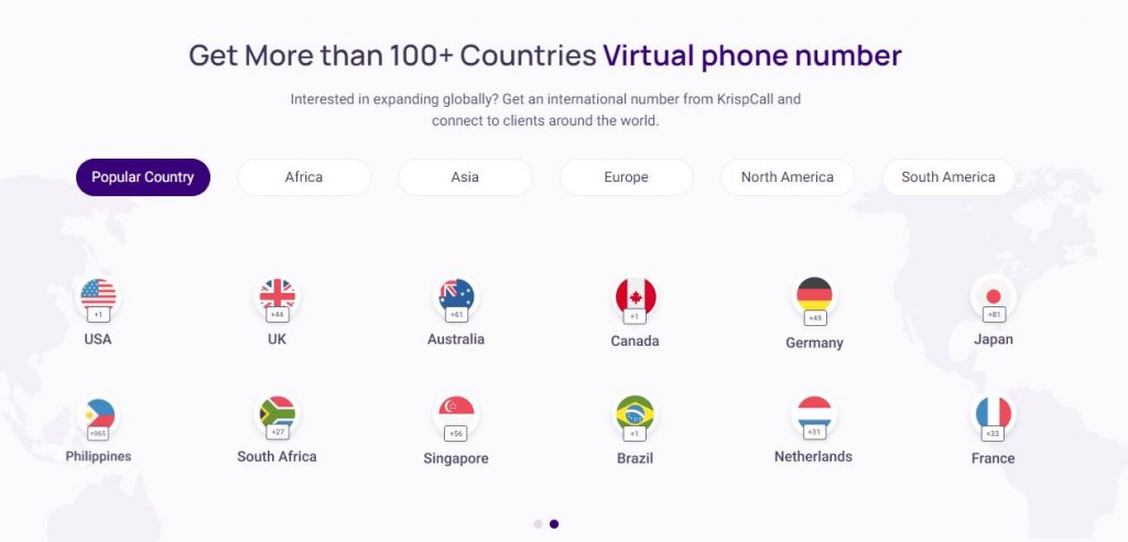 KrispCall-International-Numbers
