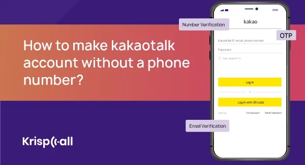 How to make Kakaotalk account without phone number