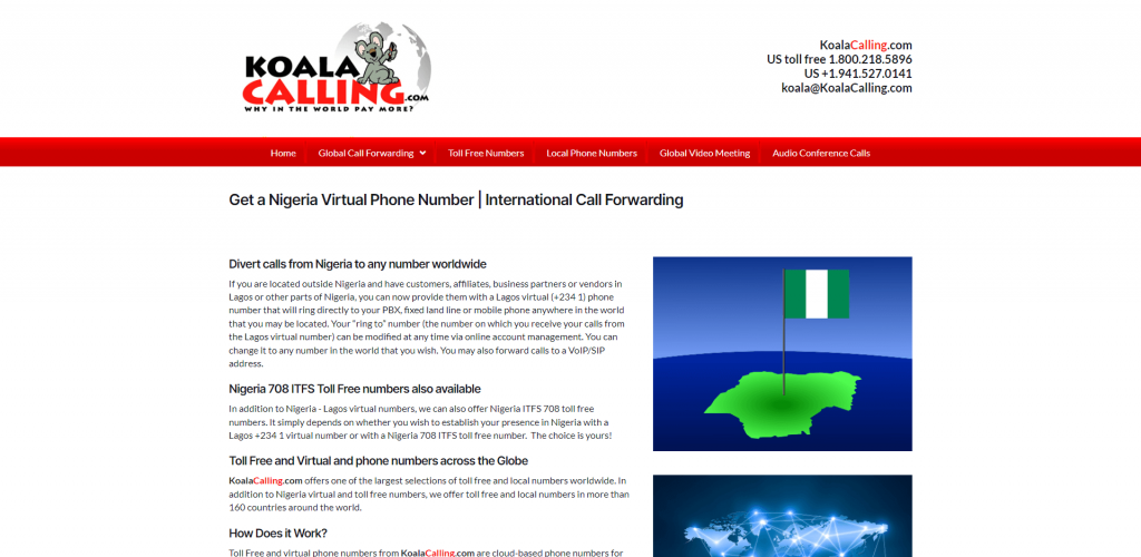 koalacalling nigeria virtual number