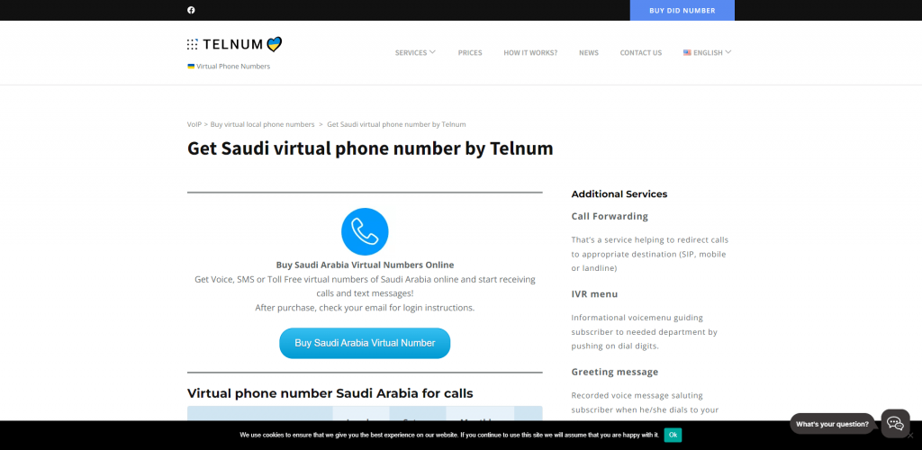 telnum saudi arabia virtual number