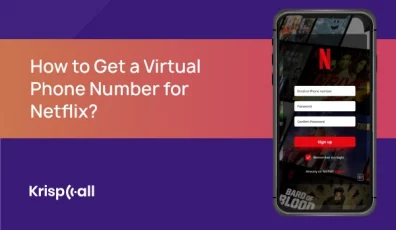 virtual phone number for Netflix