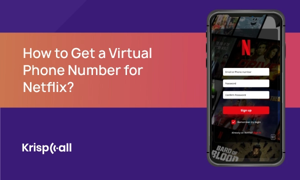 virtual phone number for Netflix