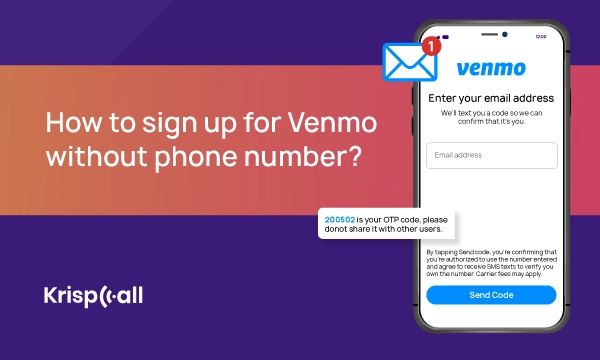 how to sign up venmo without a phone number