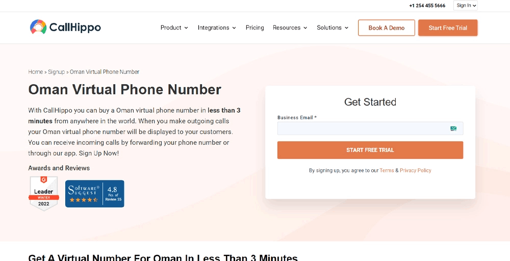 CallHippo-Oman-Virtual-Phone-Number