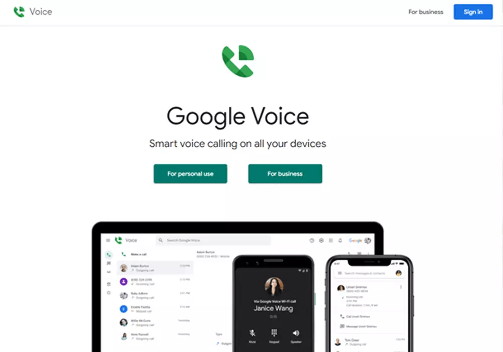Google-Voice-Dashboard