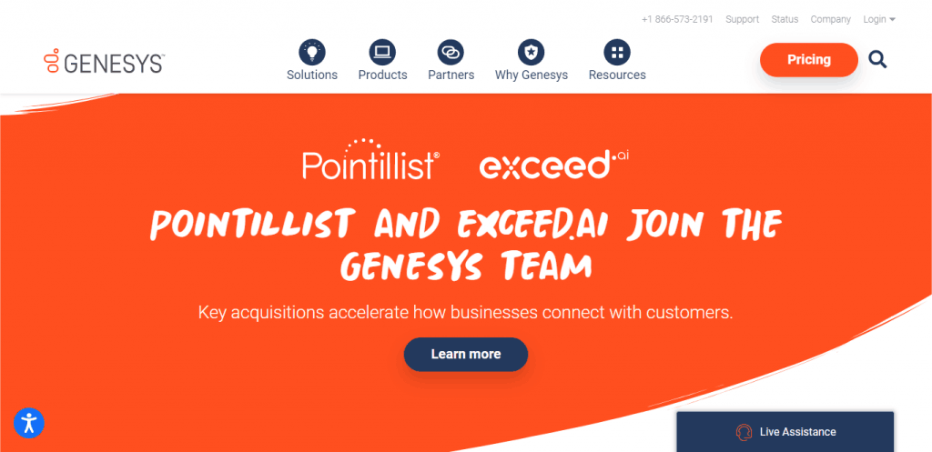 genesys homepage
