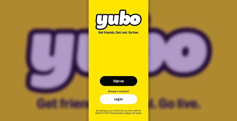 Sign up Yubo App 1