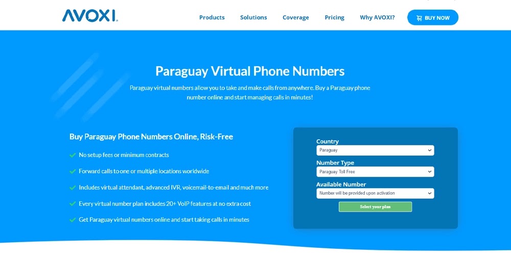 Avoxi Paraguay Number