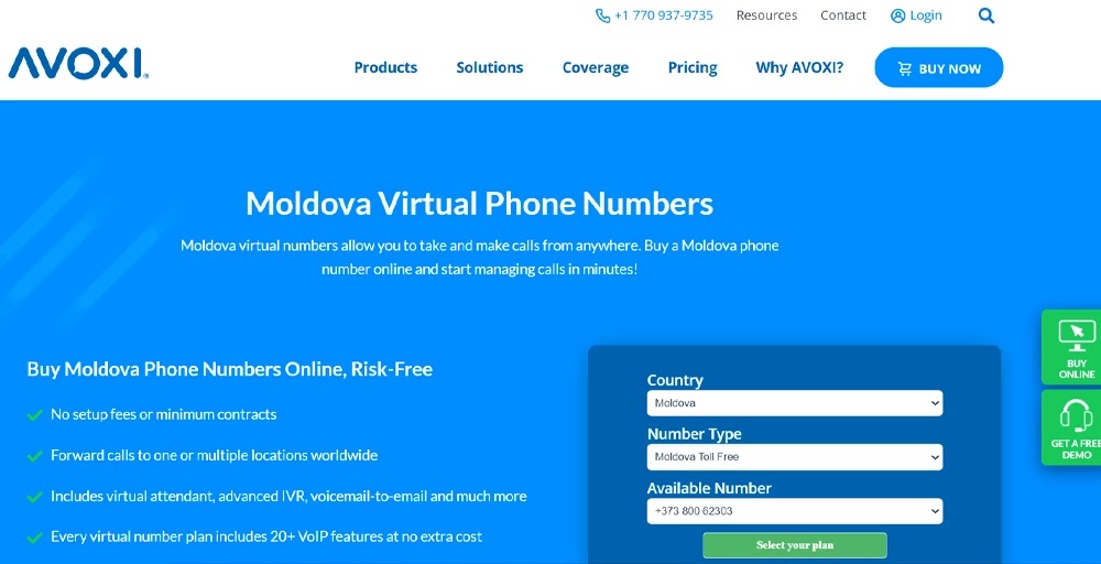 Moldova Virtual Phone Number
