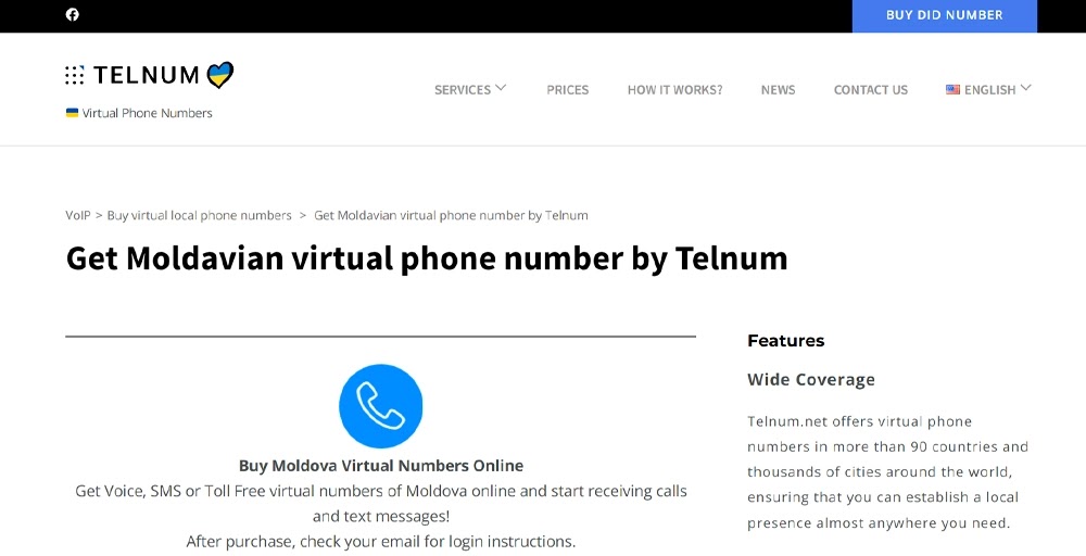 Moldova Virtual Phone Number Telnum