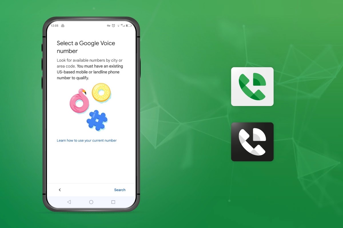 Select Google Voice Number