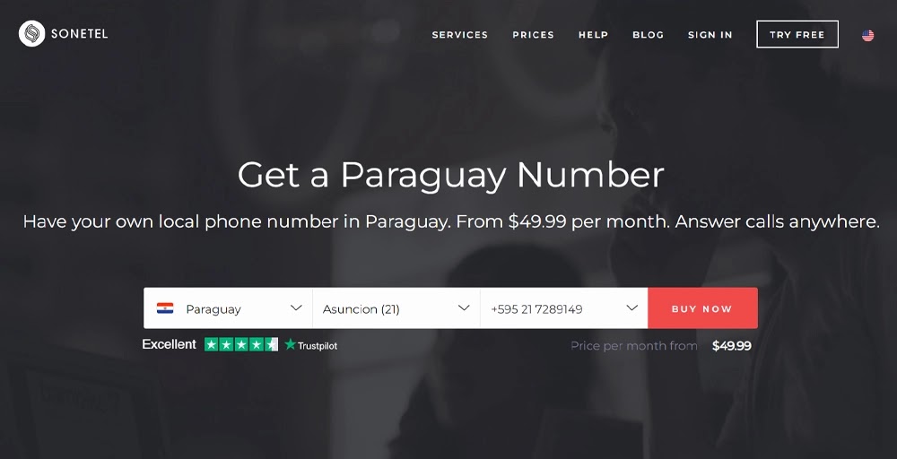 Sonotel Paraguay number