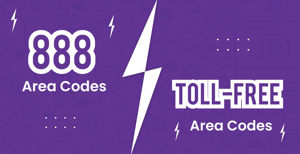 What is the difference between 888 area codes and toll free area codes