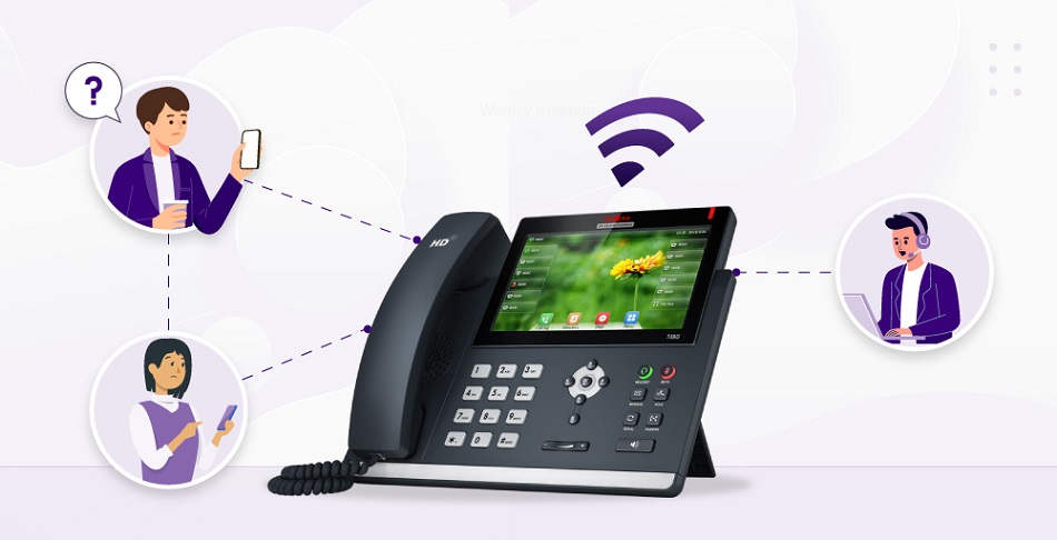 3 way calling on VoIP phone system