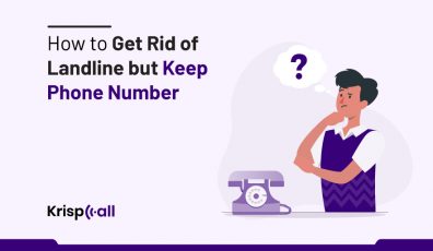 how to get rid of landline but keep phone number