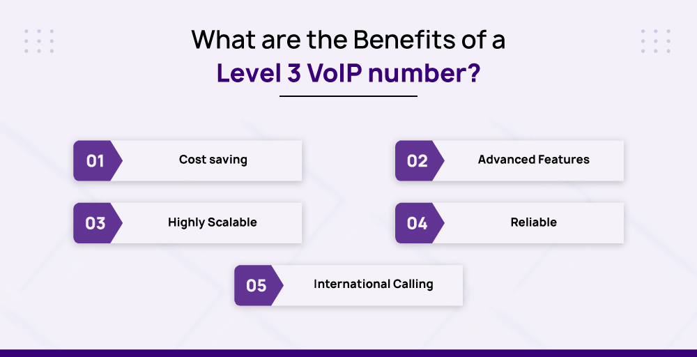 What are the Benefits of a Level 3 VoIP number