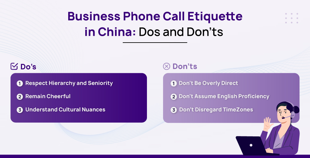 business phone call etiquette in china