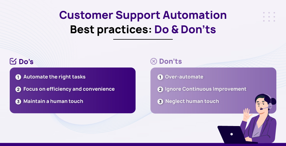 Dos and dont's of customer service automation software