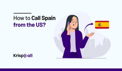 How to call Spain from the US