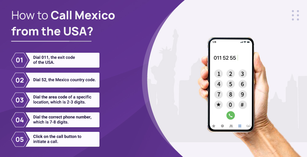 how to call mexico from the us