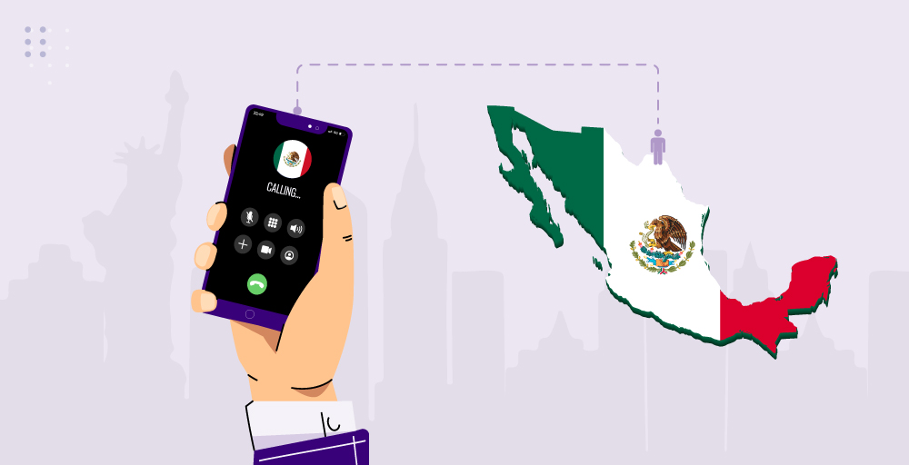 what is an international call to mexico