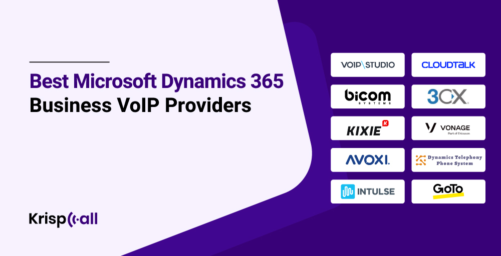 Best Microsoft Dynamics 365 VoIP Providers