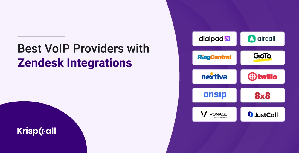 Best VoIP providers with zendesk integrations