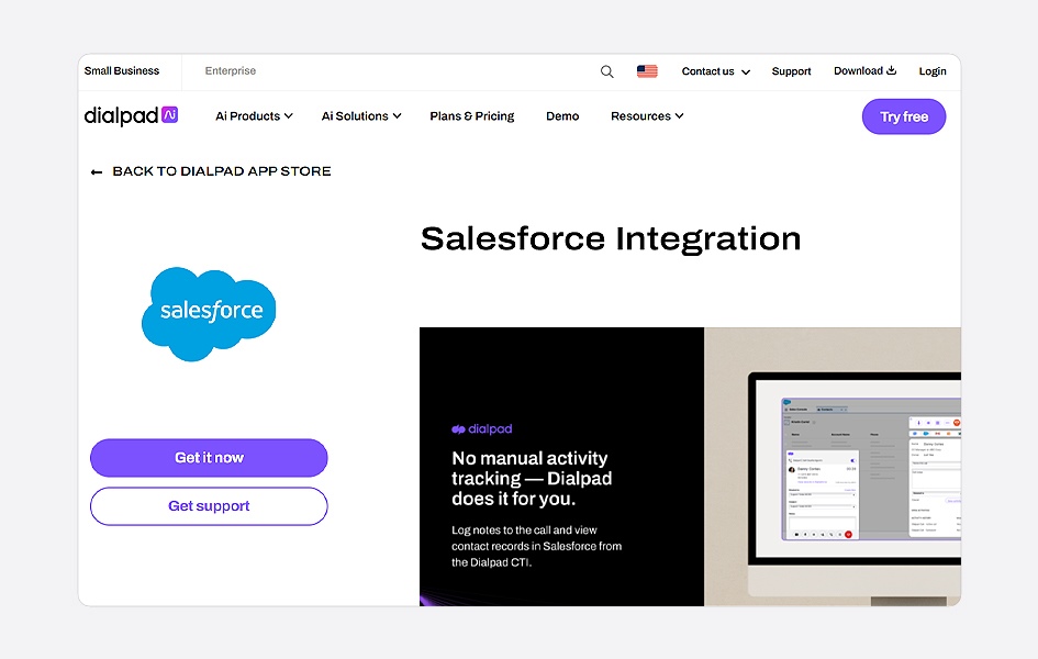 Dialpad Salesforce integration
