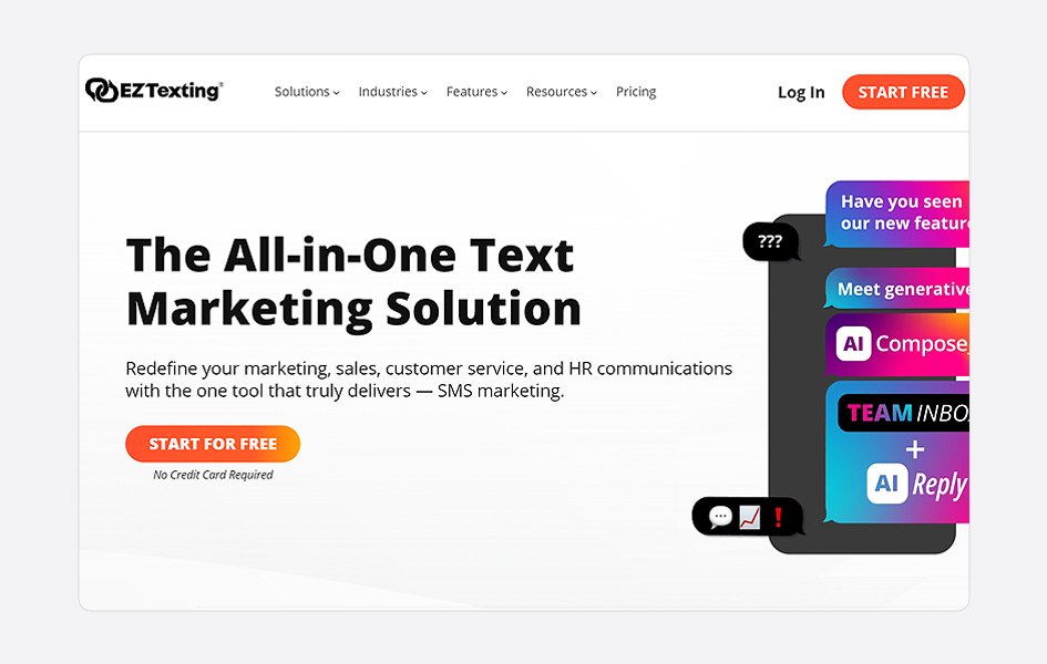Experience the best in SMS marketing tools on the EZ Texting platform