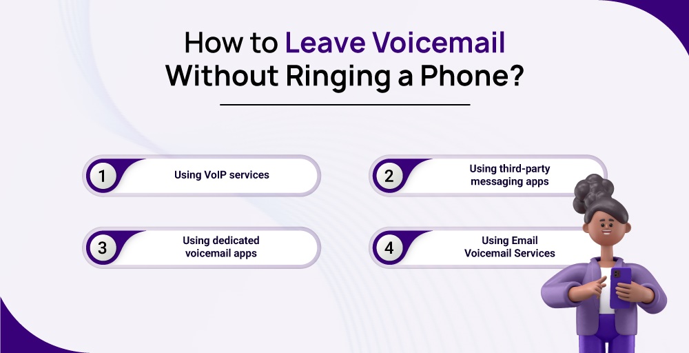 how to leave a voicemail without ringing a phone