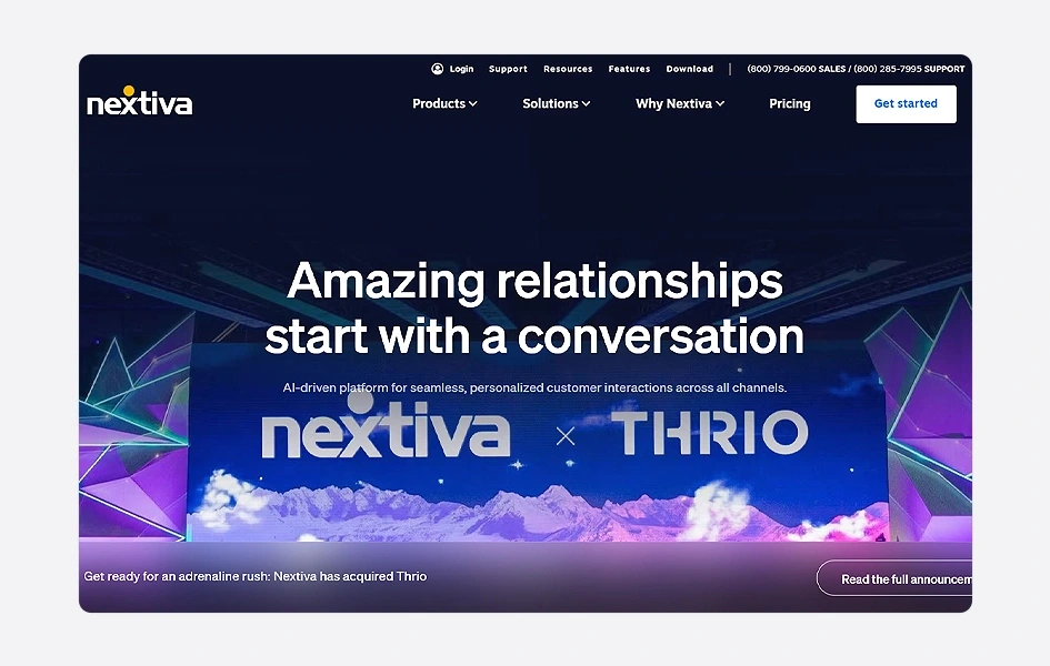 Nextiva as Talkdesk Alternative