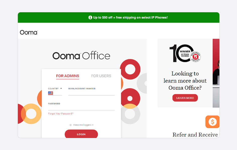 Ooma office Virtualphone.com alternative