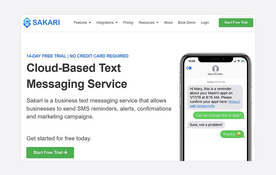 Sakari Your best choice for SMS marketing campaigns.