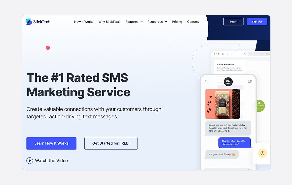 Slicktext top rated SMS marketing tools