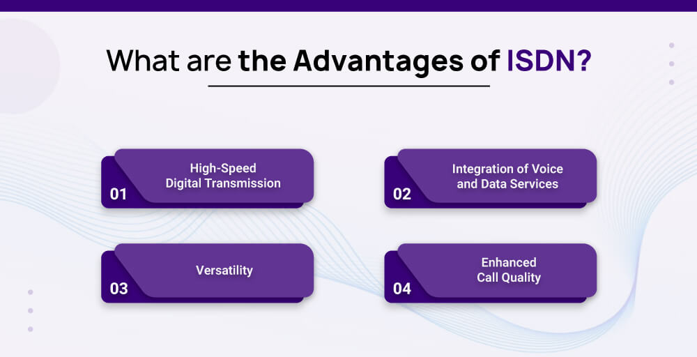 What are the Advantages of ISDN