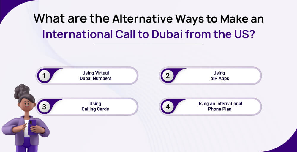 What are the Alternative Ways to Make an International Call to Dubai from the US