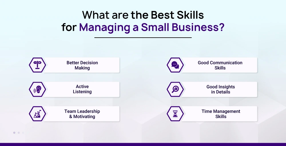 What are the Best Skills for managing a small business
